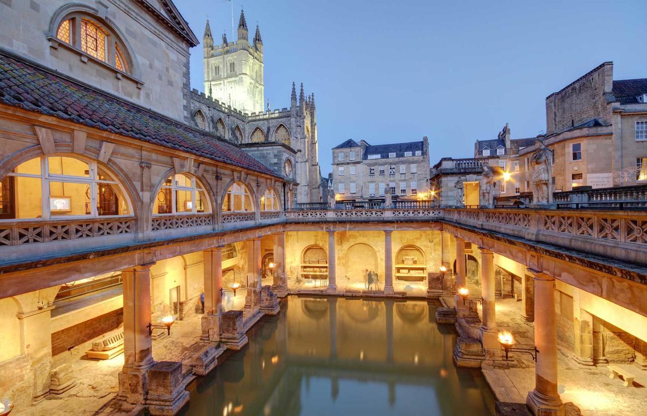 Bathen House Boutique Hotel Екстериор снимка The Roman Baths in Bath